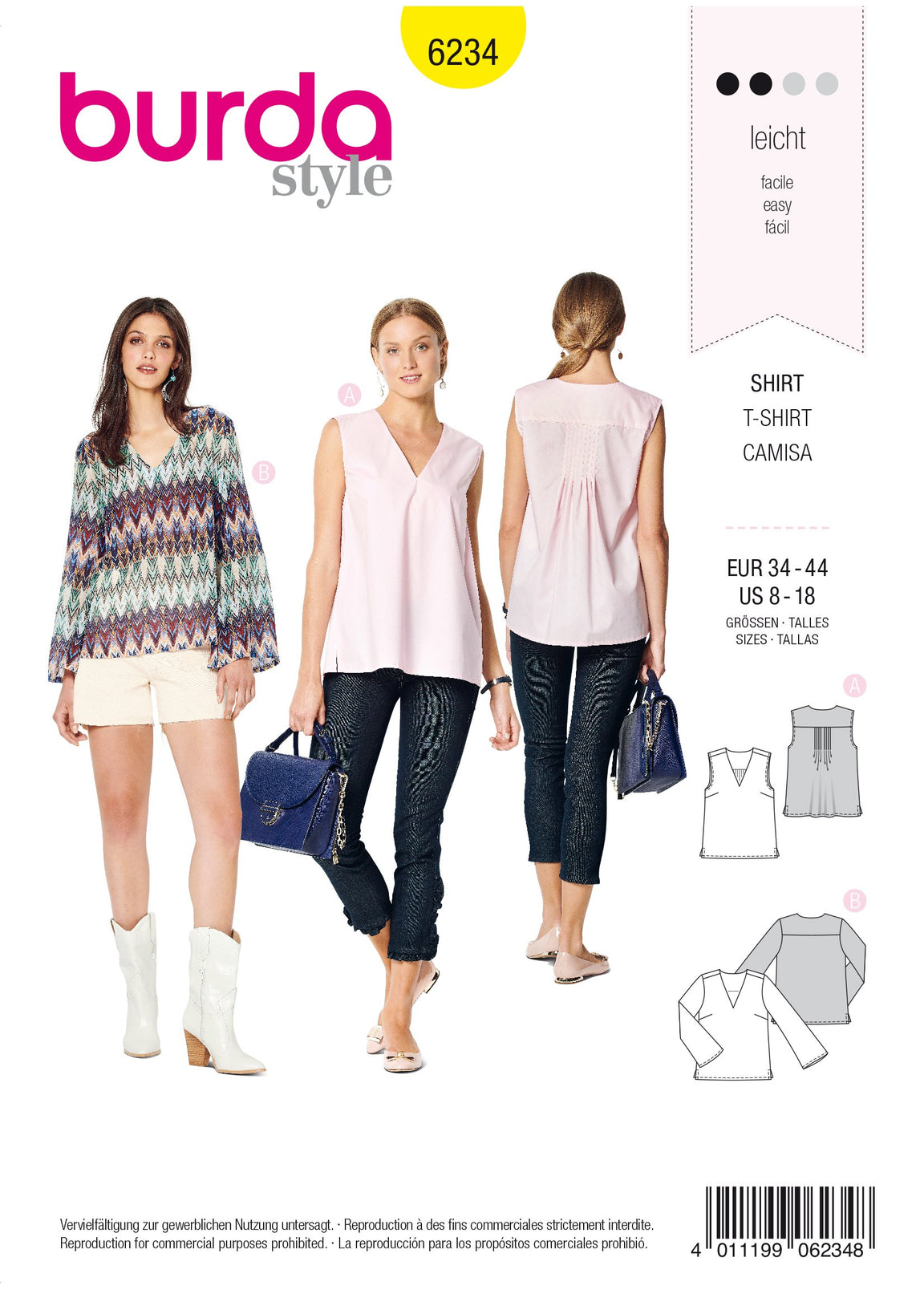 Sewing Patterns | Tops and Blouses — Page 4 — jaycotts.co.uk - Sewing ...