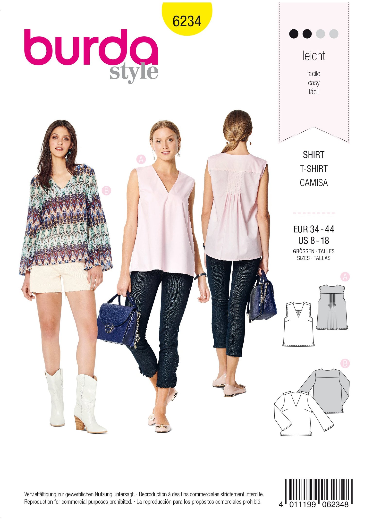 Sewing Patterns | Tops and Blouses — Page 5 — jaycotts.co.uk - Sewing ...