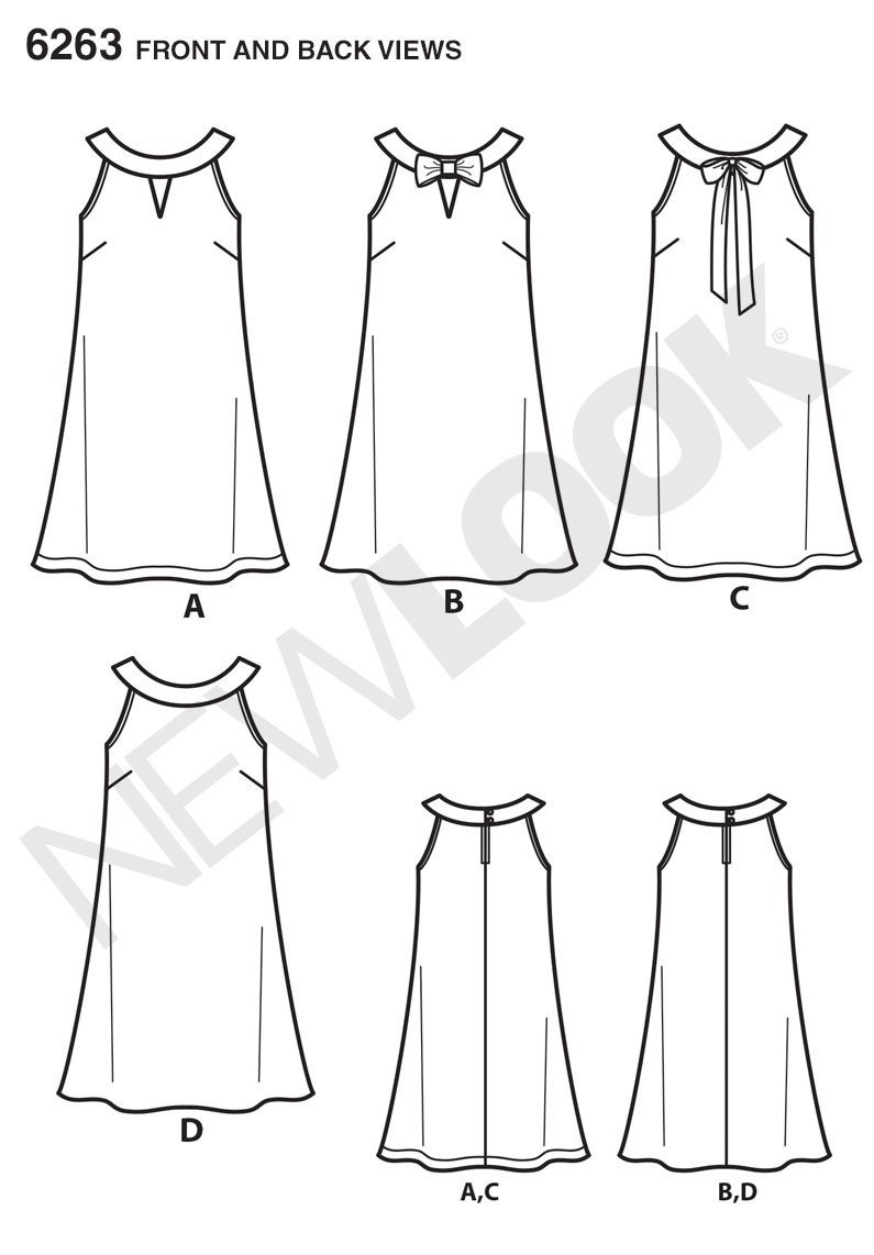 a line sundress pattern