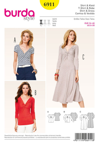 Burda Sewing Pattern - 7186 Lingerie Chemise, Slip & French Knickers, Adult Dressmaking