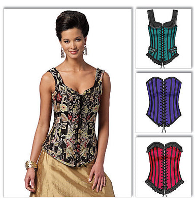 S1183, Simplicity Sewing Pattern Misses' & Plus Size Corsets