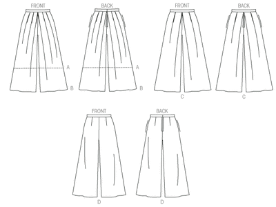 Butterick Pattern: B6178 Misses' Culottes — jaycotts.co.uk - Sewing ...