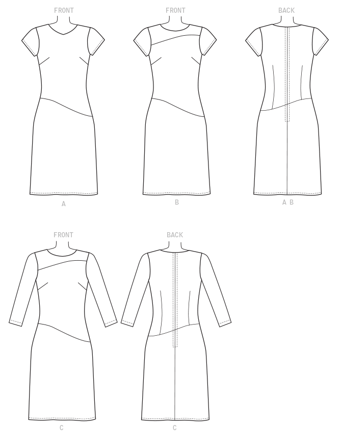 B6480 MISSES' DRESS Pattern — jaycotts.co.uk - Sewing Supplies