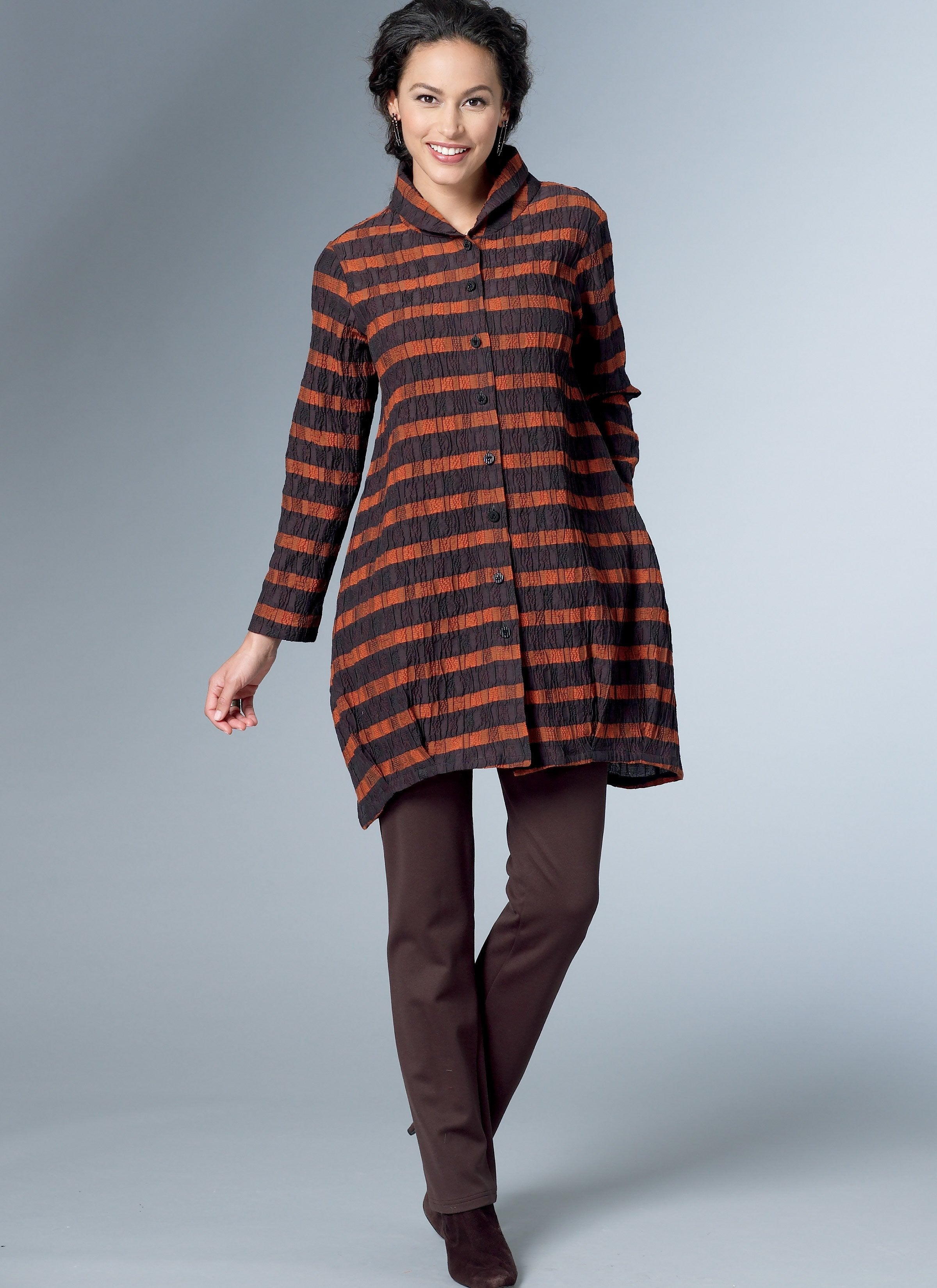 Butterick 6491 Misses' Loose Shirts pattern — jaycotts.co.uk - Sewing ...