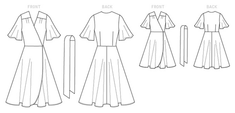 Butterick 6654 Girl's Dress and Sash Pattern — jaycotts.co.uk - Sewing ...