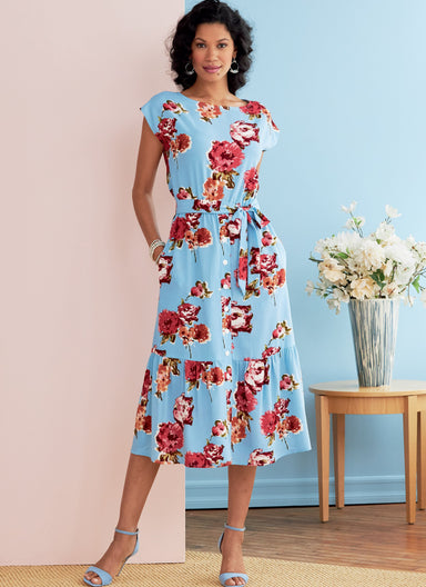 Butterick 6677 Misses' Dress and Sash