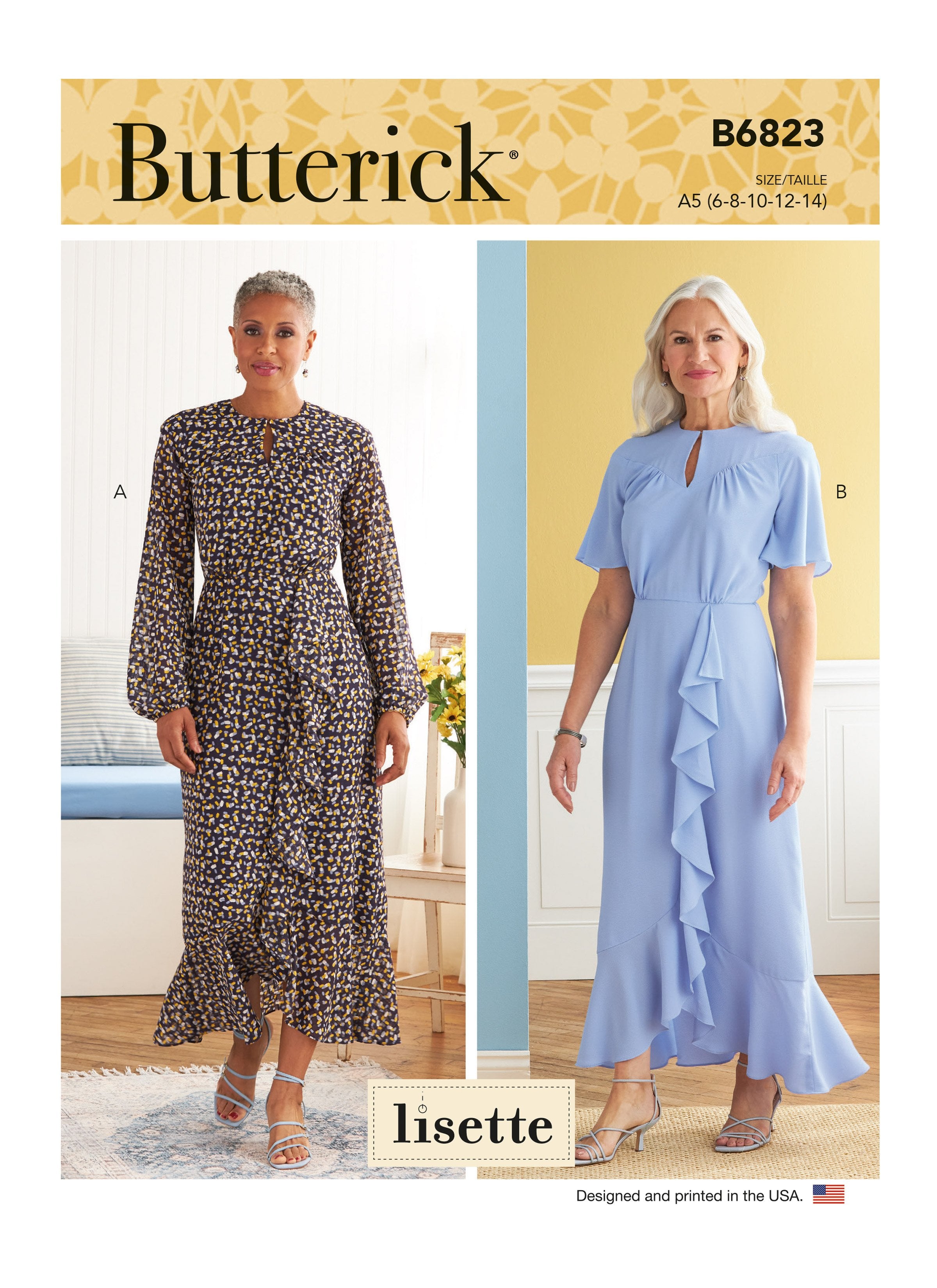 Butterick sewing pattern B6823 Misses' Dress — jaycotts.co.uk - Sewing ...