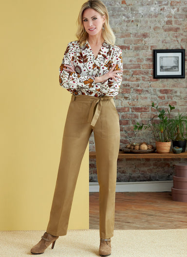  Burda Style Sewing Pattern 6250 - Misses' Pants, Pull