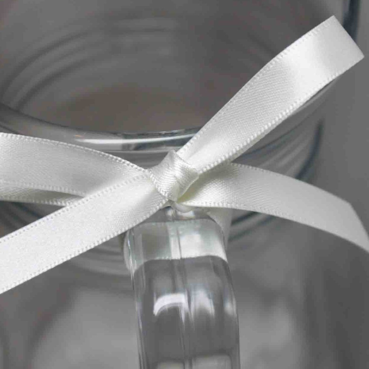 black and white satin ribbon