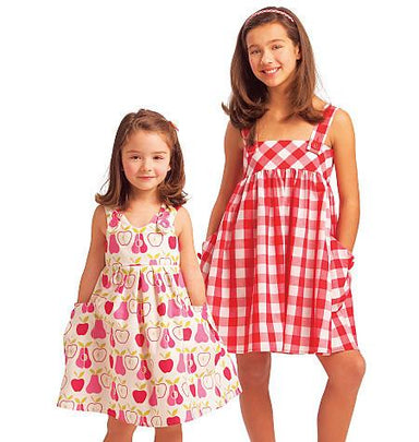 McCalls Sewing Pattern 6291 Girls' Nightgown, Button Front, Elastic Wa –  grammasbestbynancy