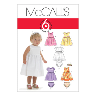 McCalls Sewing Pattern 5793 Children's Special Occasion Wear Sizes: 6-7-8