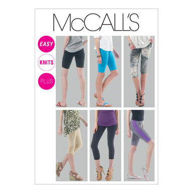 McCall's M6173 Misses'/Miss Petite Pants and Leggings Y(XSmall-Small-Medium)