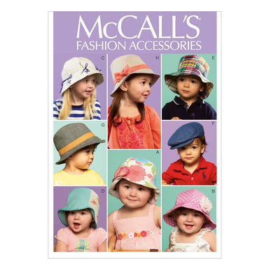 McCall's Sewing Pattern M8265 - Infants' Gown, Top, Pants, Headband and  Hat, Size: YA5 (NB-S-M-L-XL) 