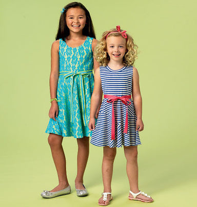 McCall's Pattern: M7079 Girls'/Girls' Plus Dresses —  - Sewing  Supplies