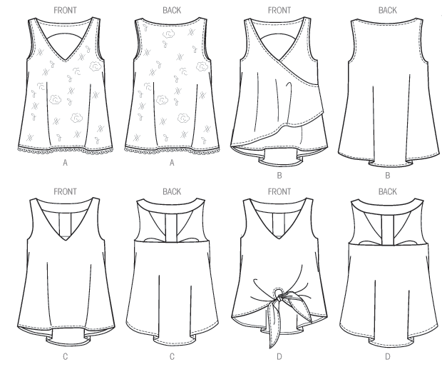 McCall's Sewing Pattern: M6960 Misses' Tops & Tunics | Easy — jaycotts ...