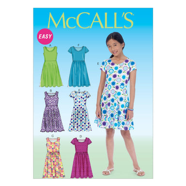 McCalls 4033, Girls, Dresses, Sizes 2-4, UNCUT sewing pattern, –