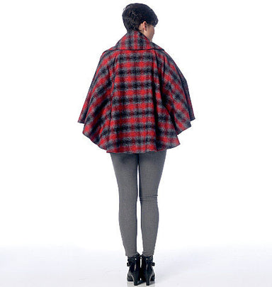 Uncut Kwik Sew Misses XS-XL Oversized Pullover Ponchos Pattern