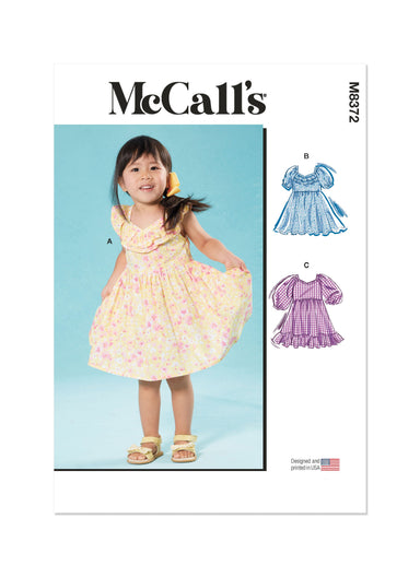 M7458 Toddlers' Gathered Tops, Dresses and Leggings — jaycotts.co