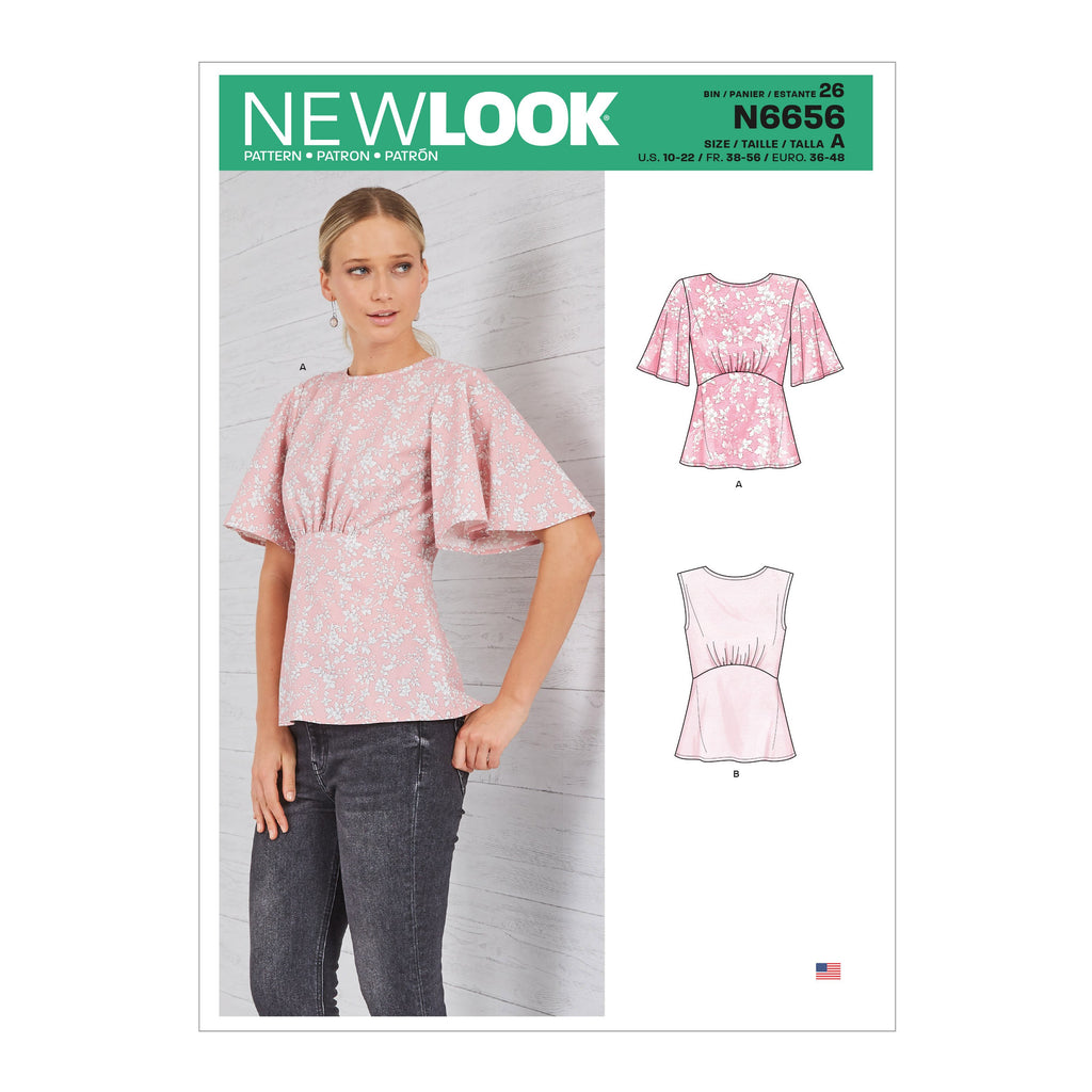 New Look Sewing Pattern 6656  Top