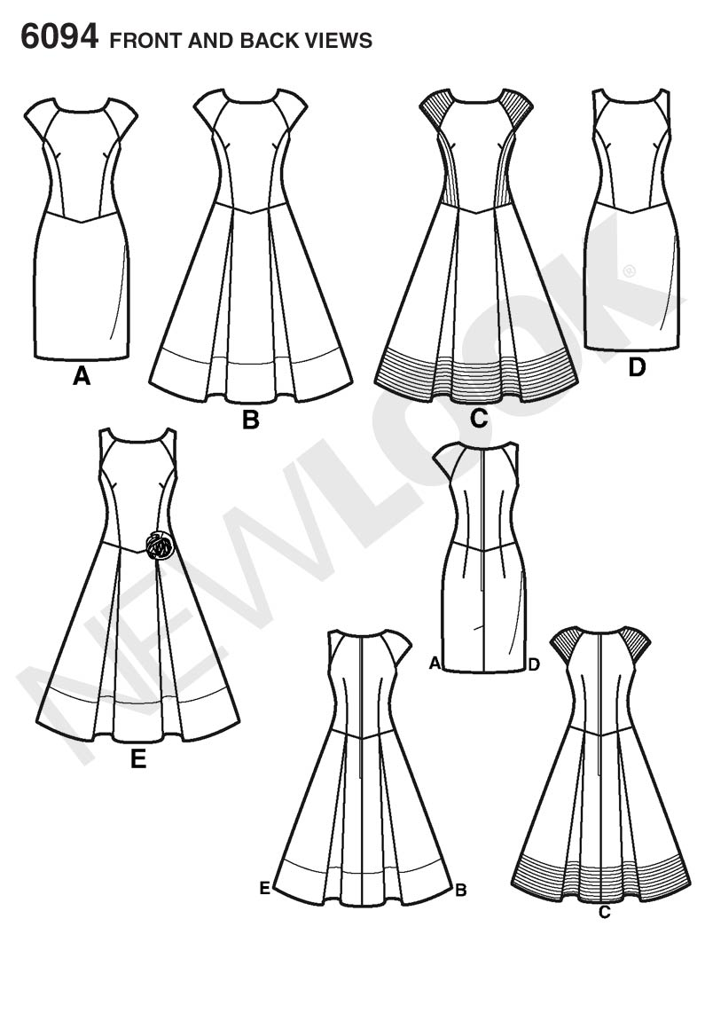 New Look Pattern: NL6094 Misses' Dress – jaycotts.co.uk - Sewing Supplies