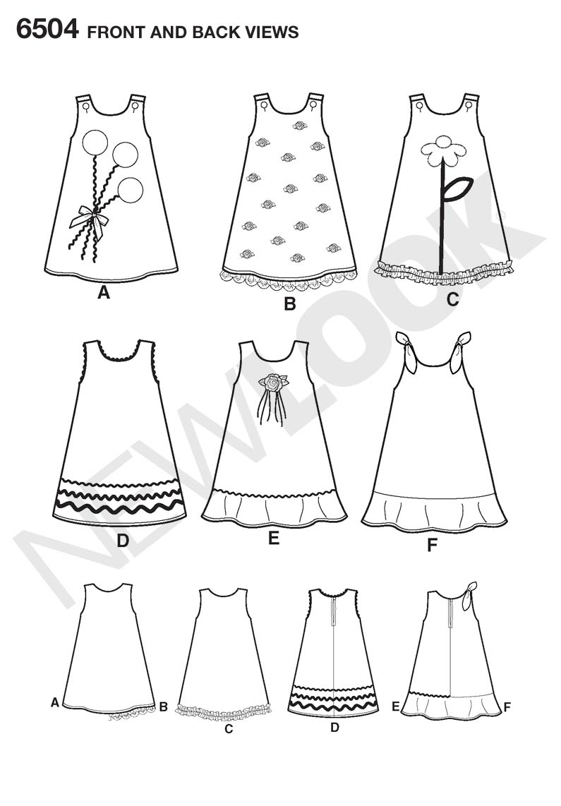 simple children's dress patterns