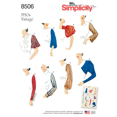 Simplicity Misses' Loose Fitting Kimono Jacket Sewing Pattern, S8887, A