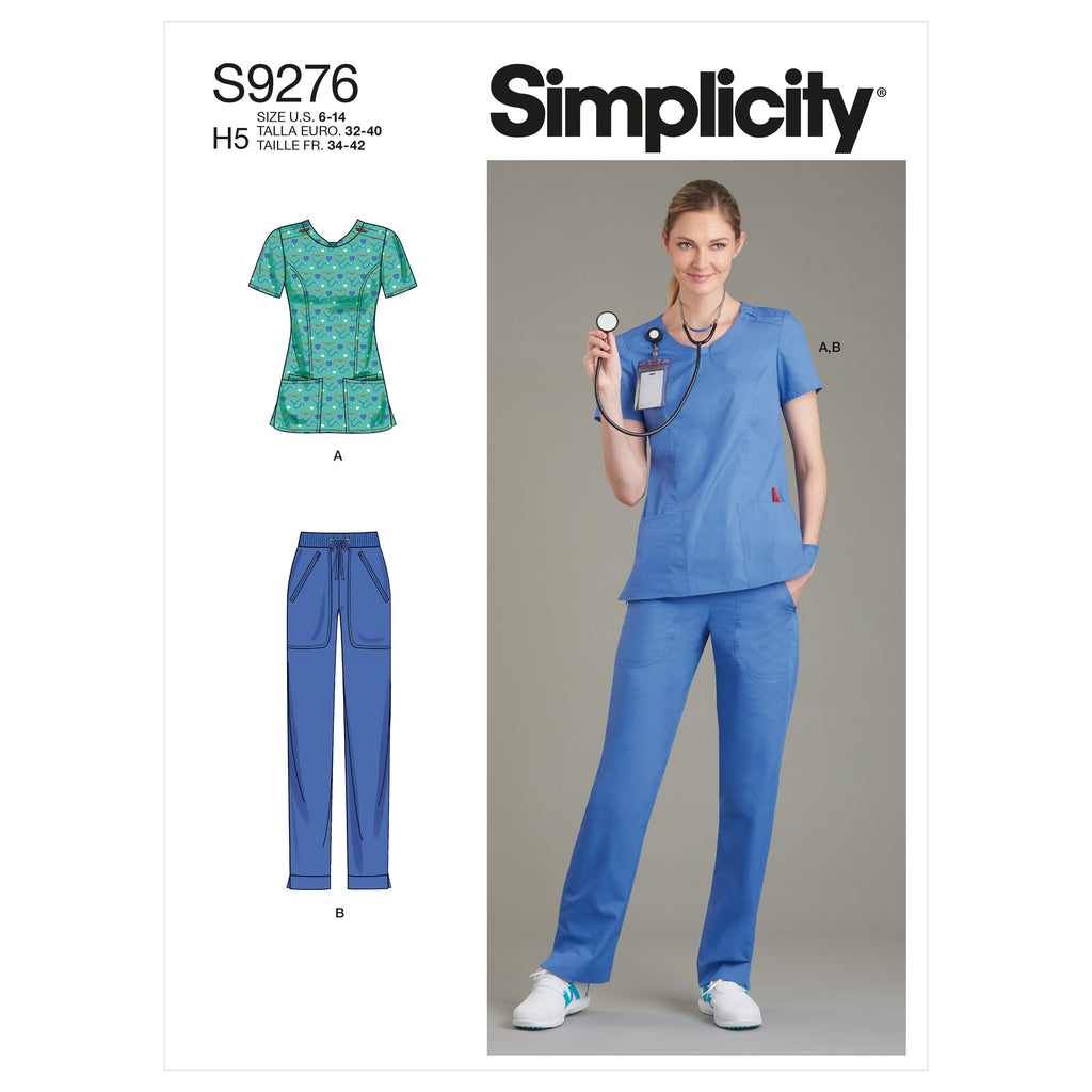 nursing scrub top pattern