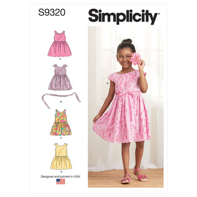 Simplicity Pattern 3943 Toddler and Girls Special Occasion Dresses and  Bolero Sizes 3 through 6