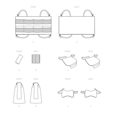 S9492, Simplicity Sewing Pattern Wheelchair Accessories