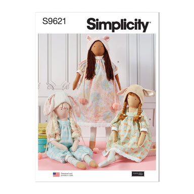 S1338  Simplicity Sewing Pattern Tote Bags in 3 Sizes, Backpack