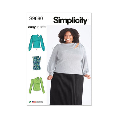 Simplicity Pattern 8549 knit or woven bra tops —