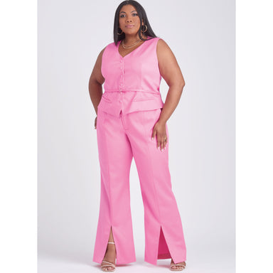 Simplicity 4789 Easy-to-Sew Plus Size Pants, Vest, Jacket and