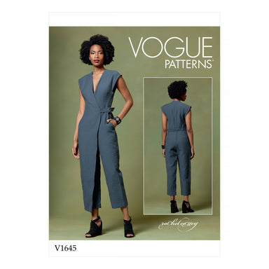 Vogue Patterns Misses' Sleeveless Wide-Leg Jumpsuit 1506 pattern