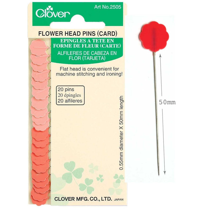 clover flower head pins