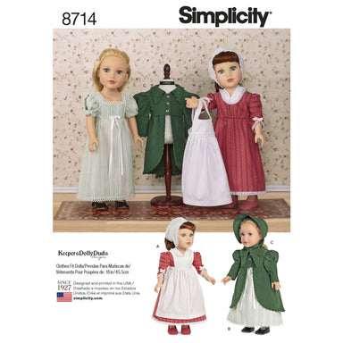 Simplicity 4702 Barbie Doll Clothes Wardrobe Pattern Dress Pants Top