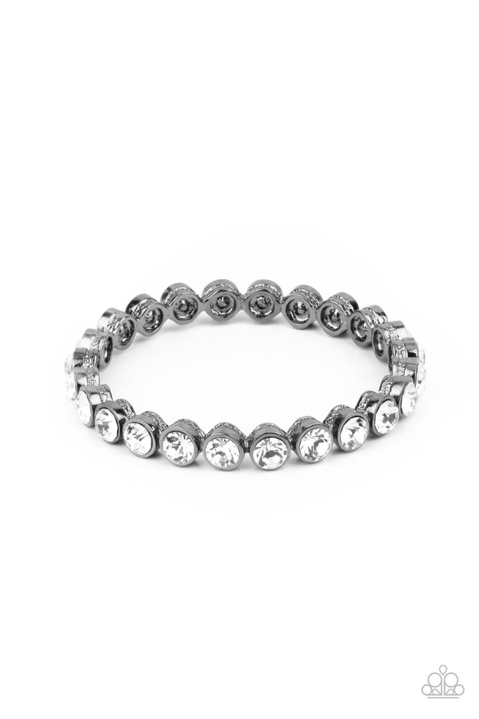 Presto Posh - Black & Rhinestone Bracelet - Paparazzi | Chic Jewelry ...