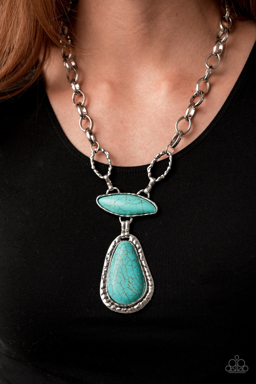 turquoise blue necklace