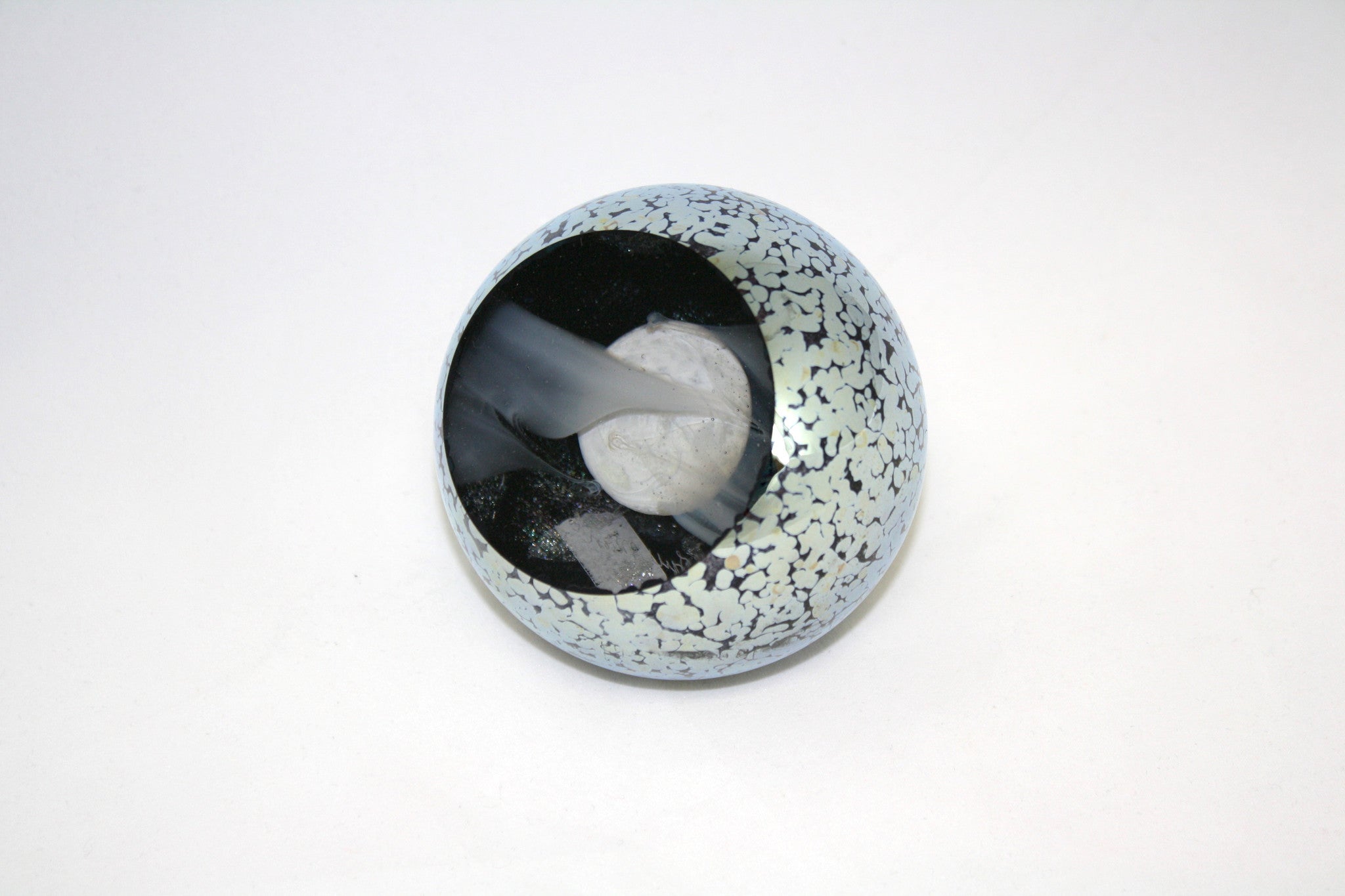 Glass Eye Studio Full Moon Planet Paper Weight