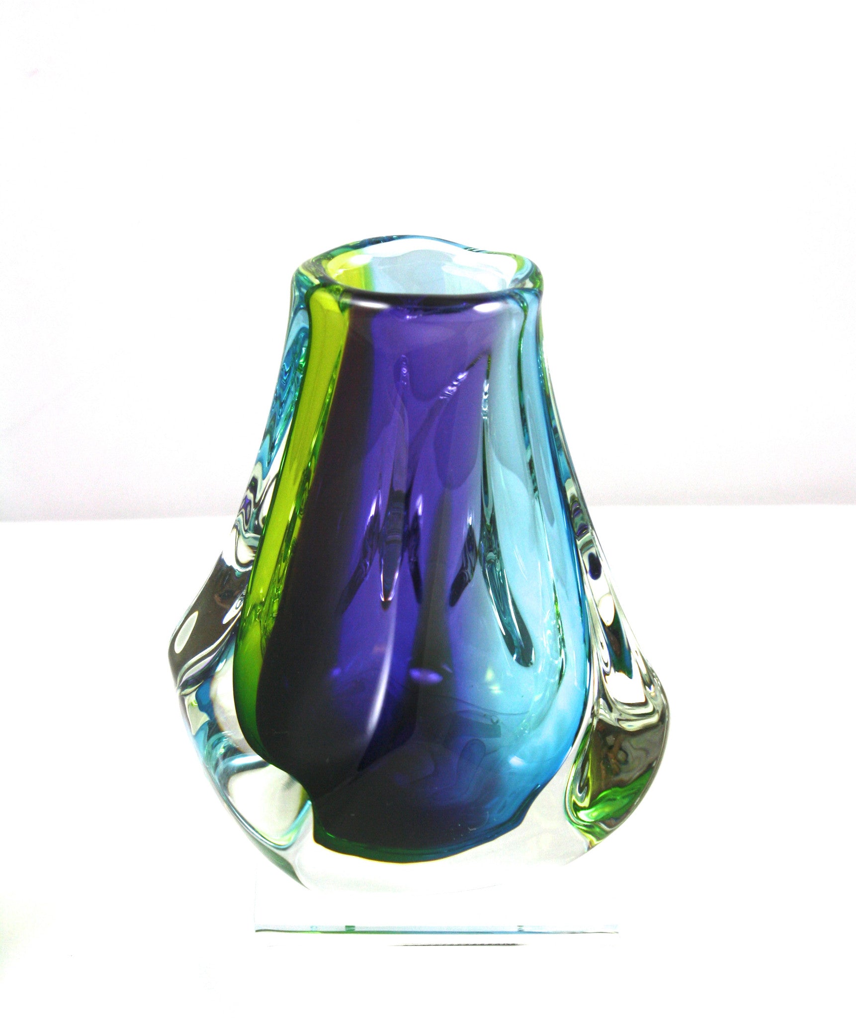 Harrie Art Glass Small Pacific Thick Vase
