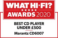 Marantz CD6007 CD player whathifi review award