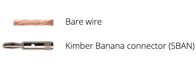 Kimber Kable connection options