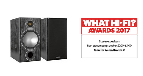 Best Standmount Speaker £200 - £400- What Hi-Fi? Awards 2017: Monitor Audio Bronze 2