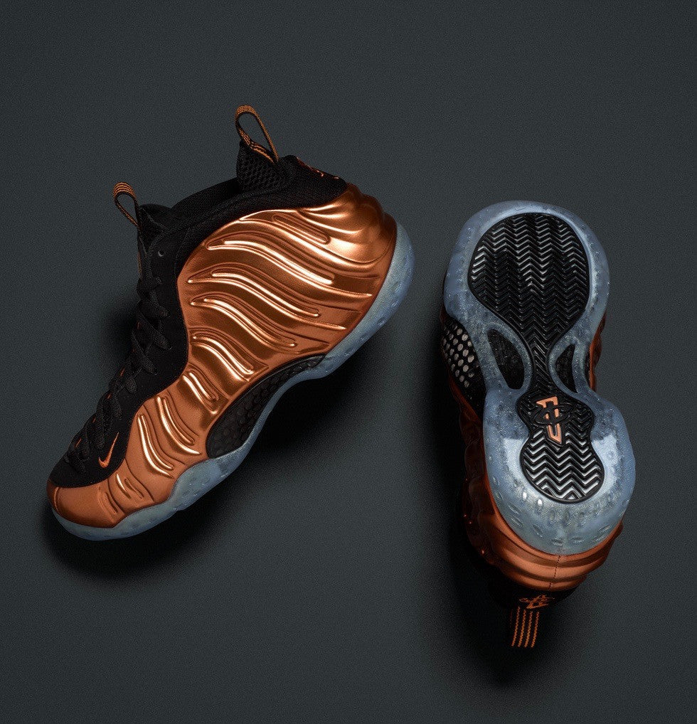 nike foamposite tan