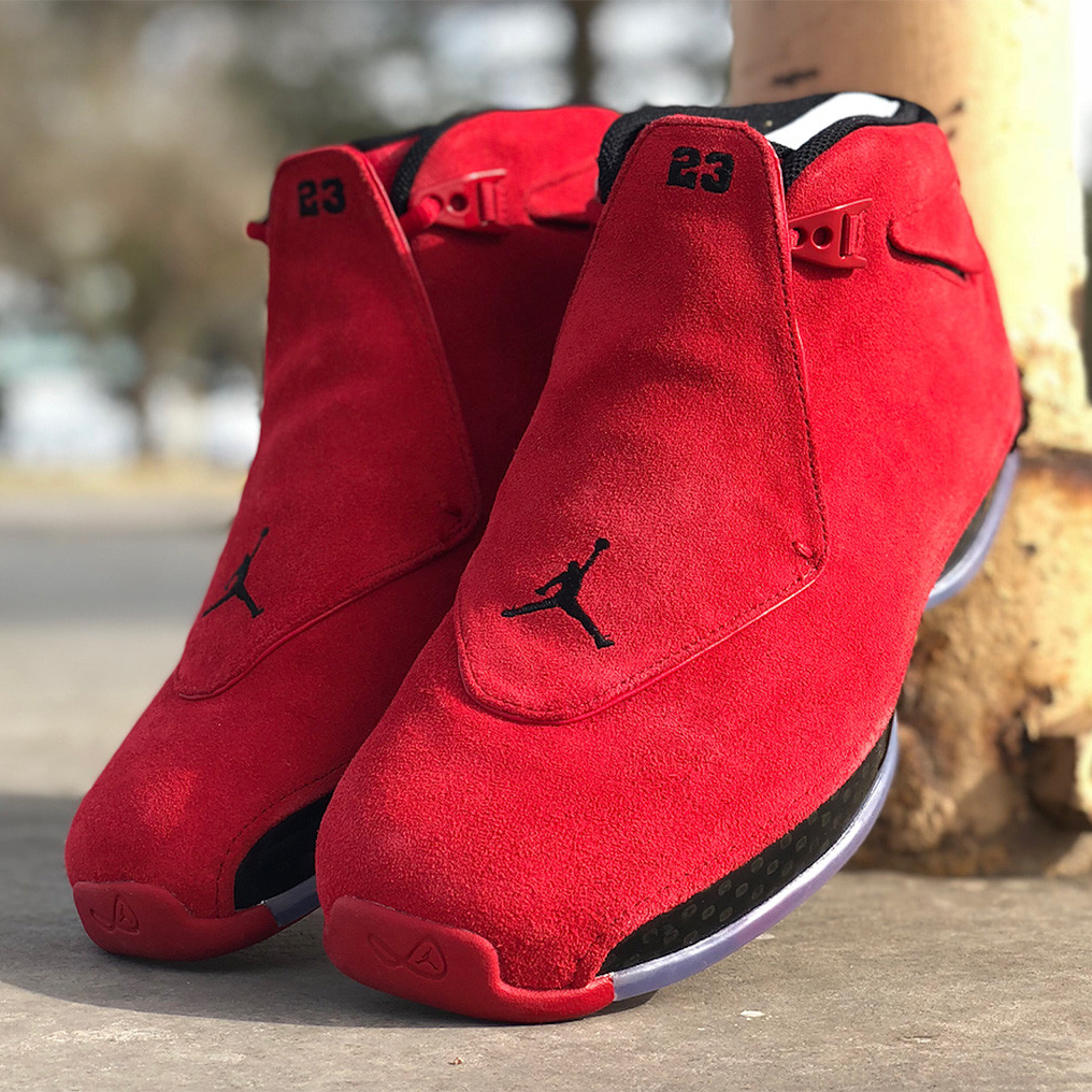 jordan 18 red suede