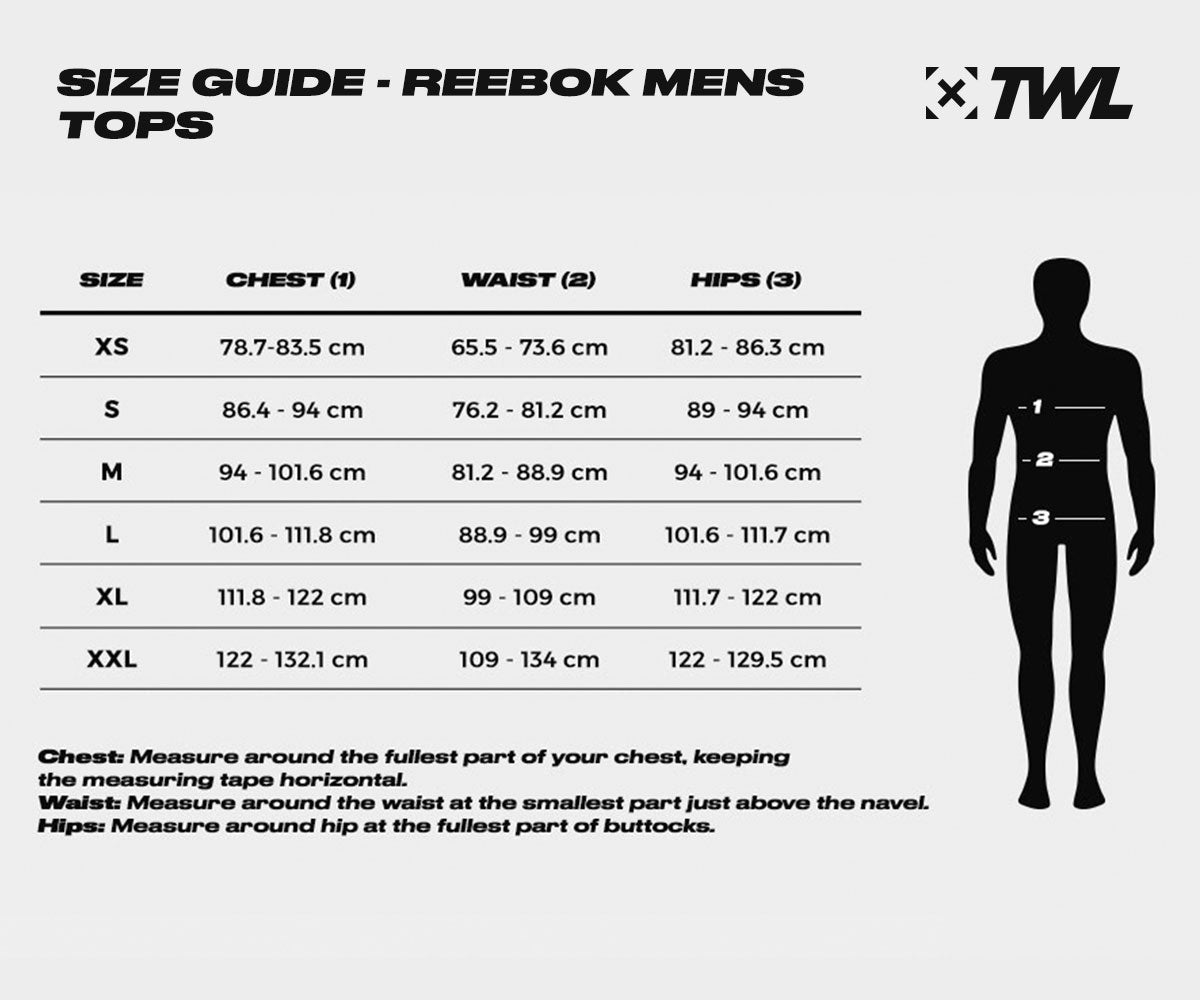 Reebok Size Chart Flash Sales 1696334564