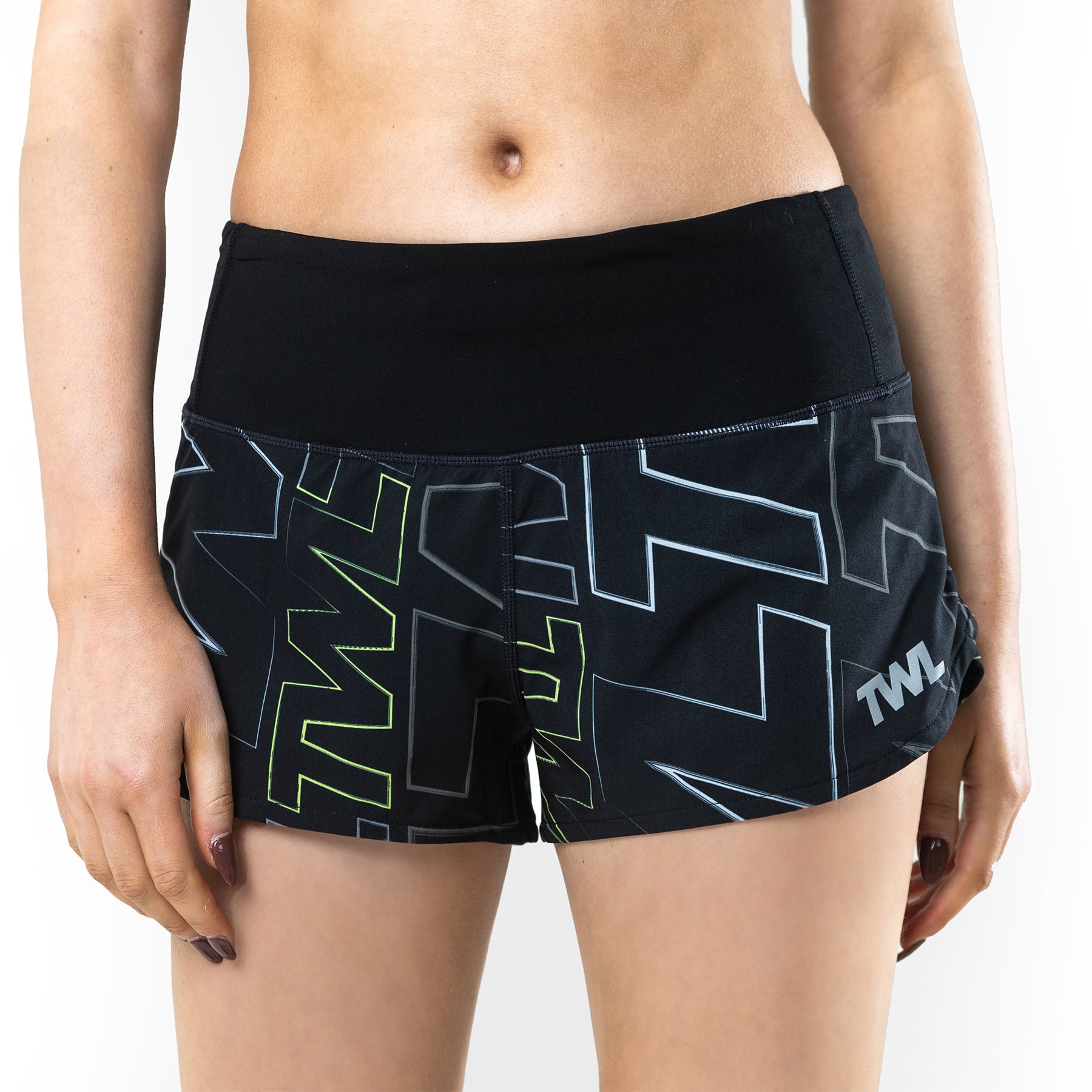 TWL - WOMEN'S ENERGY SHORTS MID LENGTH - ATHLETE 2.0 - CHARCOAL