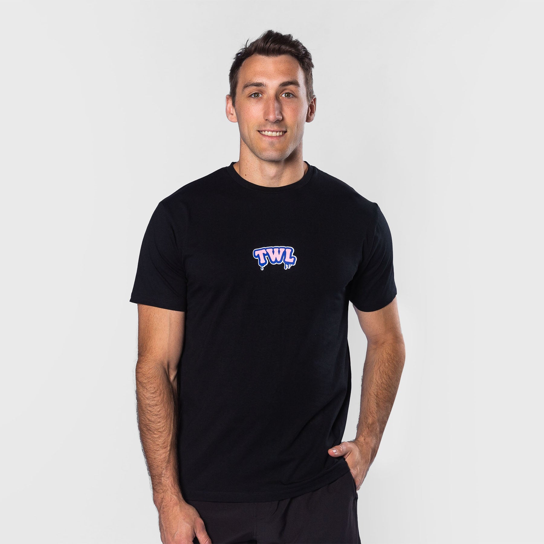 TWL - Men's Everyday T-Shirt 2.0 - CHARCOAL MARL/BLACK