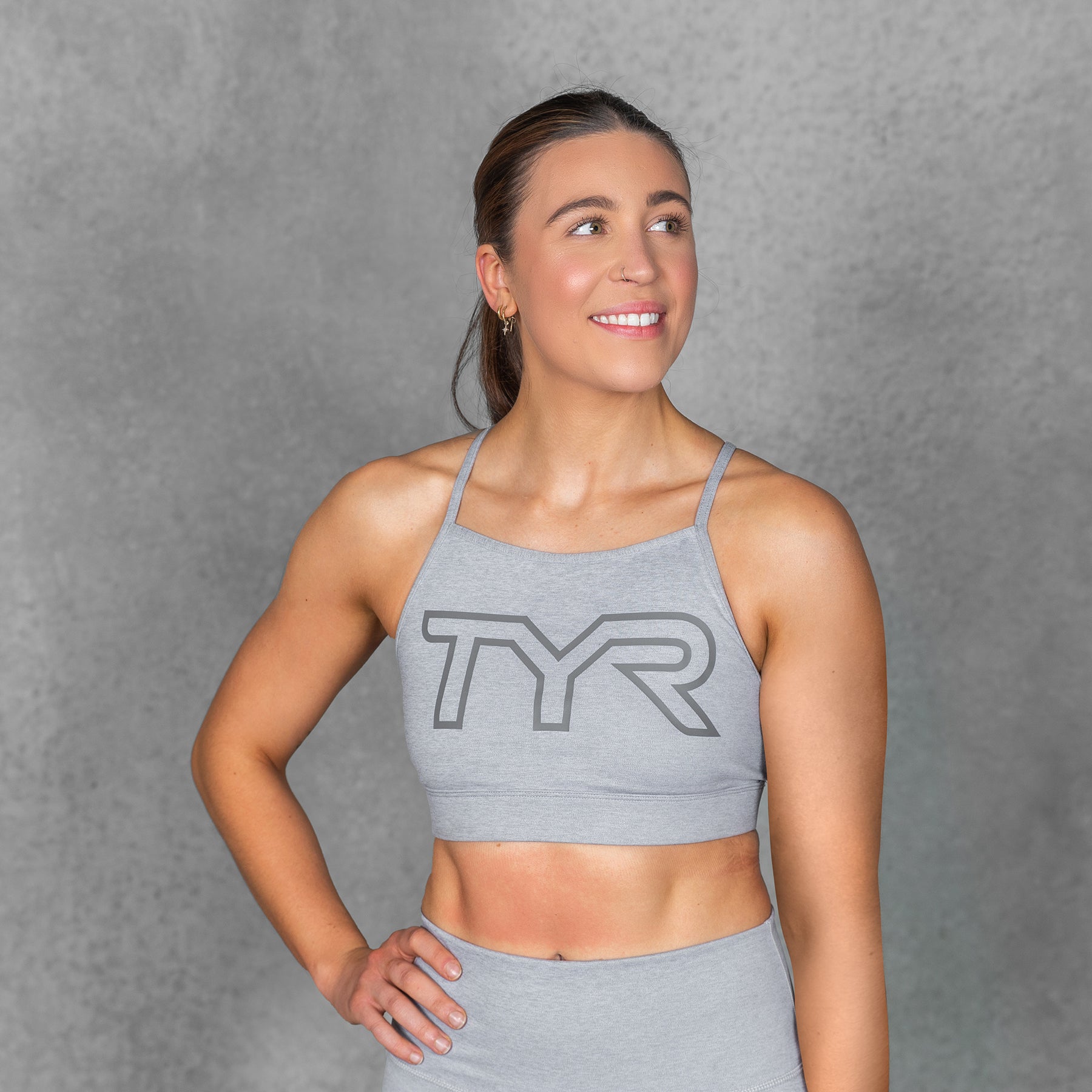 Lux Vector Racer Sports Bra (Plus Size) - Quartz Glow