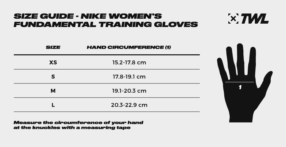 Propisati gym gloves ladies nike size 