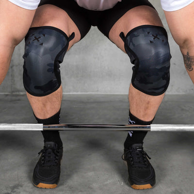 TWL - EVERYDAY KNEE SLEEVES - 5mm & 7mm - BLACK CAMO/WHITE, The WOD Life